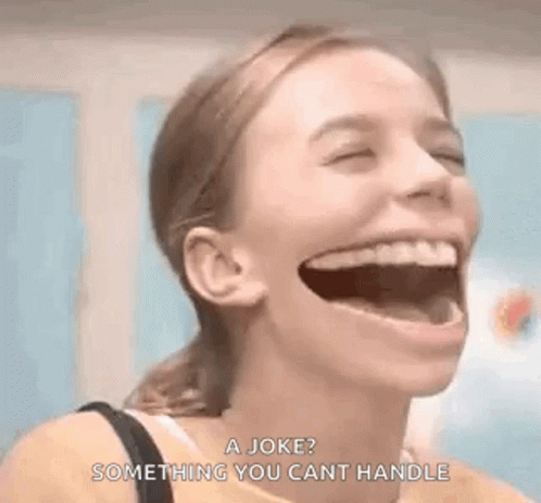 Laughing Big Mouth GIF