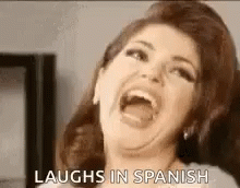 Laughs In Spanish GIF