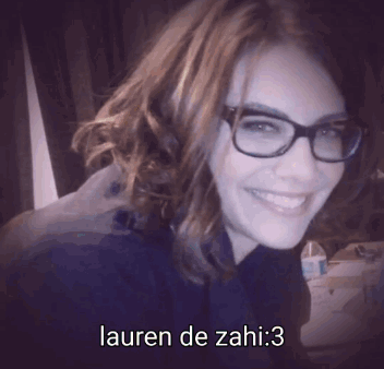 Lauren Cohan Lauren De Zahi GIF
