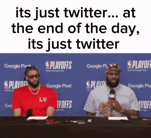 Lebron Its Just Twitter GIF