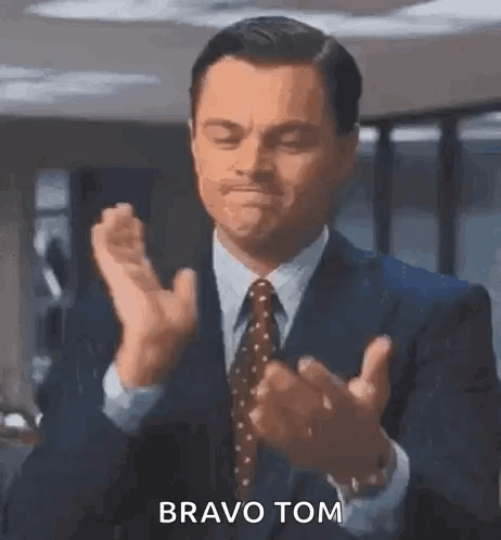 Leonardo Dicaprio Clapping GIF