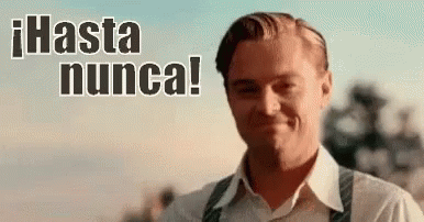 Leonardo Dicaprio Se Despide GIF