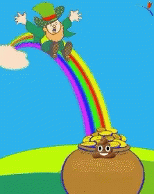 Leprechaun Pot Of Gold GIF