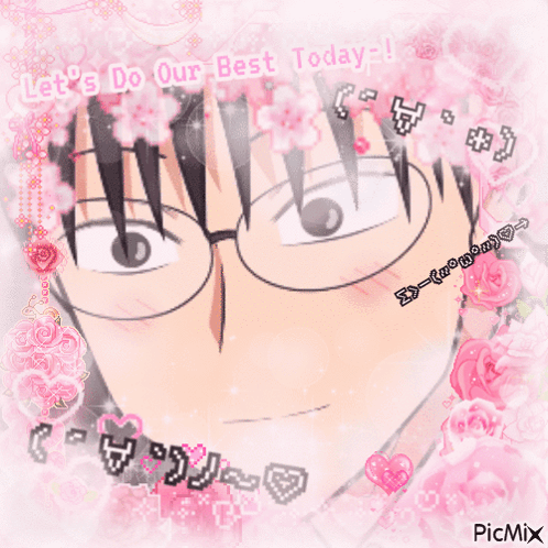 Let'S Do Our Best Today Pink GIF