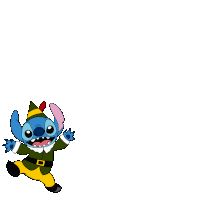 Lilo And Stitch Christmas Sticker