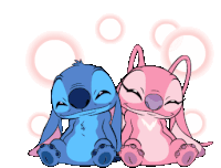 Lilo And Stitch Couple Sticker