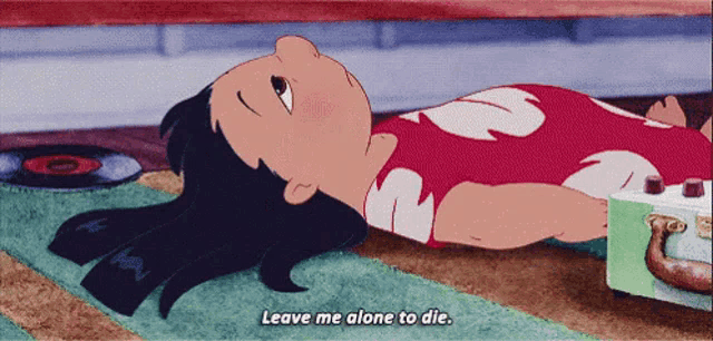 Lilo And Stitch Leave Me Alone GIF