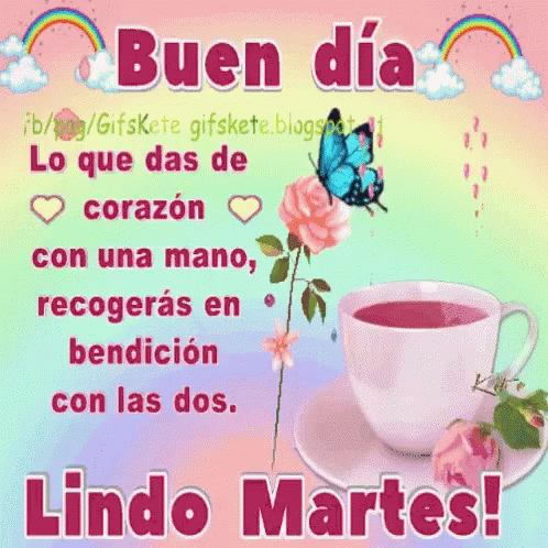 Lindo Martes Buen Dia GIF