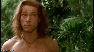 Lion Vs George Of The Jungle Jump GIF