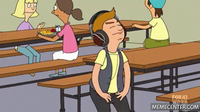 Listening To Music GIF