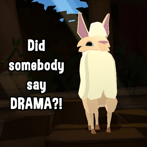 Llama Drama GIF
