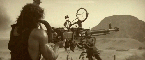 Lock And Loaded Machine Gun GIF
