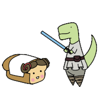 Loof And Timmy Cute Bread Sticker
