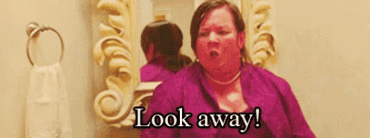 Lookaway Bridesmaids GIF