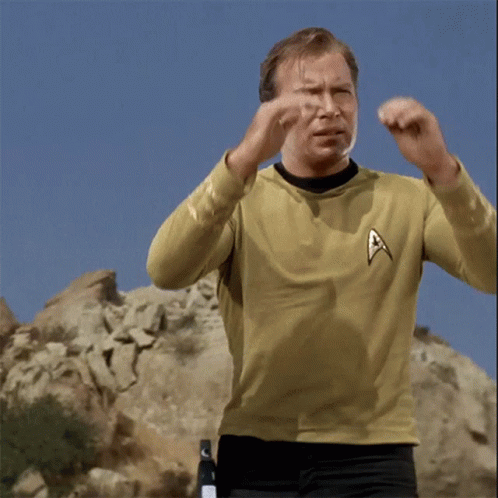 Looking For Something Captain Kirk GIF