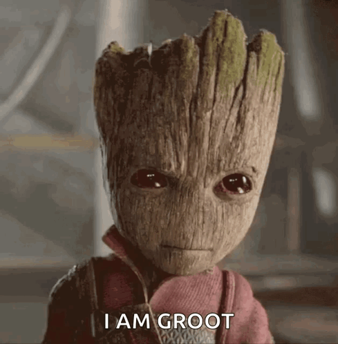 Lookingcool Baby Groot GIF