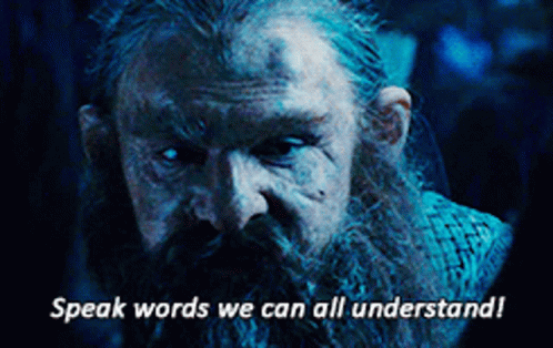Lord Of The Rings Speak GIF