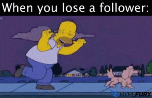 Lose Lose Follower GIF