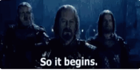 Lotr So It Begins GIF