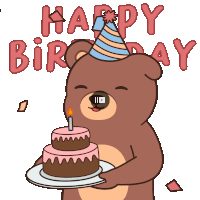 Love Happy Birthday Sticker