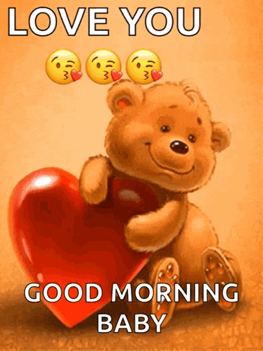 Love Heart Bear GIF