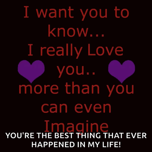 Love I Really Love You GIF