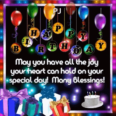 Love You Balloons GIF