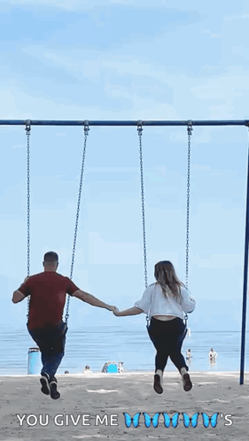 Lovers Swing GIF