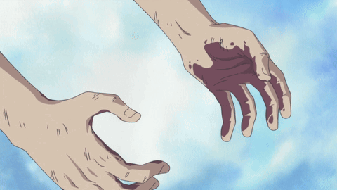 Luffy Breakdown One Piece GIF