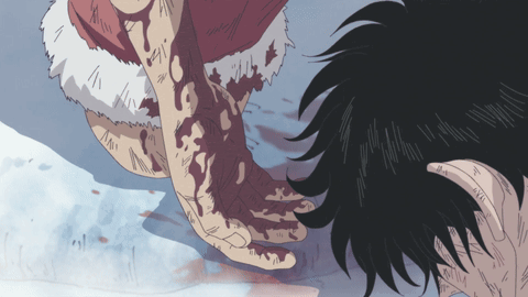 Luffy Breakdown One Piece GIF