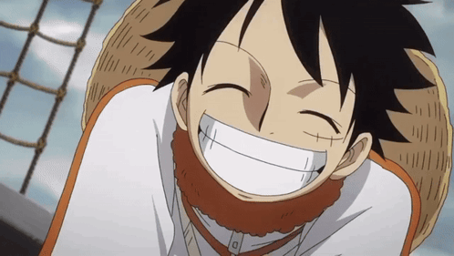 Luffy Luffy Riendo GIF