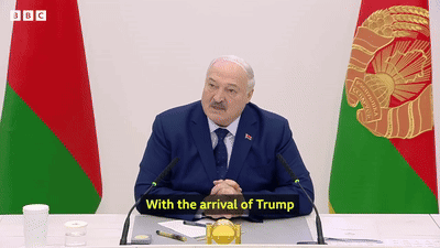 Lukashenko Trump GIF