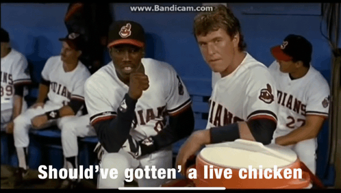 Major League Live Chicken GIF