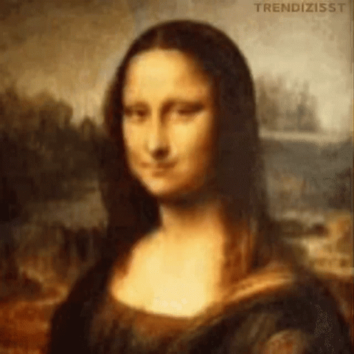 Make Face Mona Lisa GIF