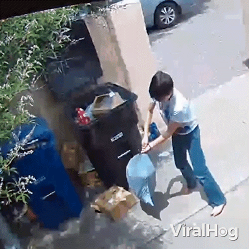 Making A Mess Viralhog GIF