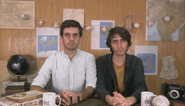 Map Men High Five GIF