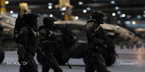 Marching Halo GIF