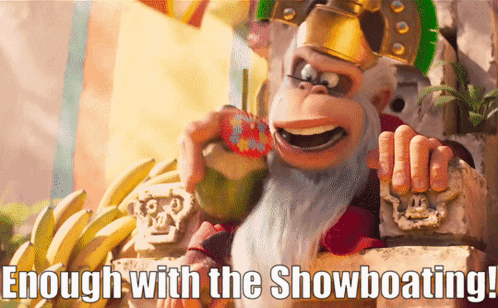 Mario Movie Enough With The Showboating GIF
