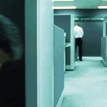 Matrix Leaves GIF