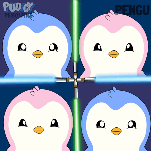 May The Fourth Be With You Penguin GIF