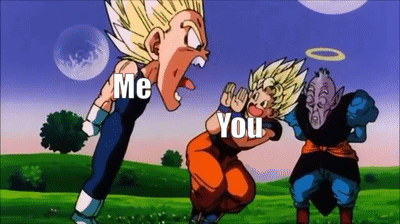 Me Yelling At You Vegeta Yelling At Goku GIF