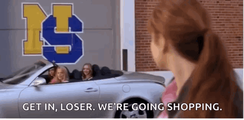 Mean Girls Shopping GIF