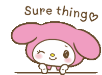 Melody Sanrio Sticker