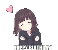 Menhera Happy Birthday Sticker