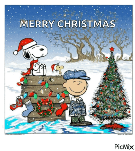 Merry Christmas Charlie Brown GIF