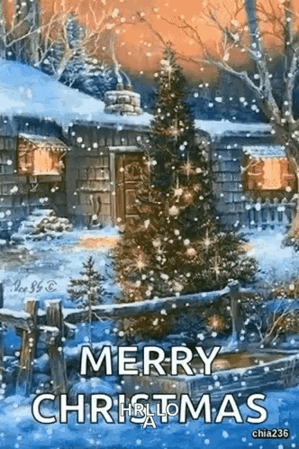 Merry Christmas Happy Holidays GIF