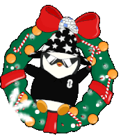 Merry Christmas Happy Holidays Sticker