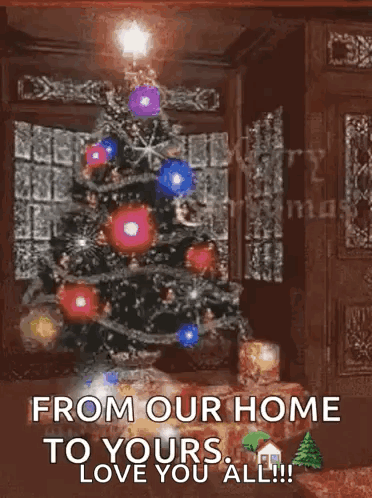 Merry Christmas Lights GIF