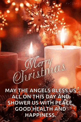 Merrychristmas Candles GIF