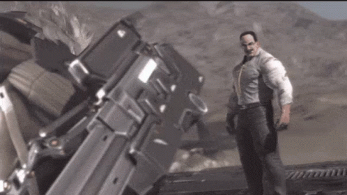 Metal Gear Rising Senator Armstrong GIF